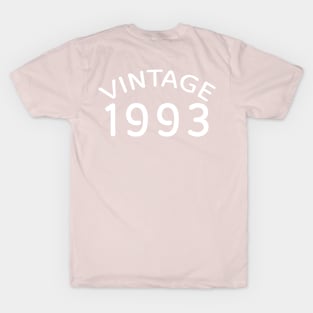 Vintage 1993 text design birthday tshirt tee clothing stickers T-Shirt